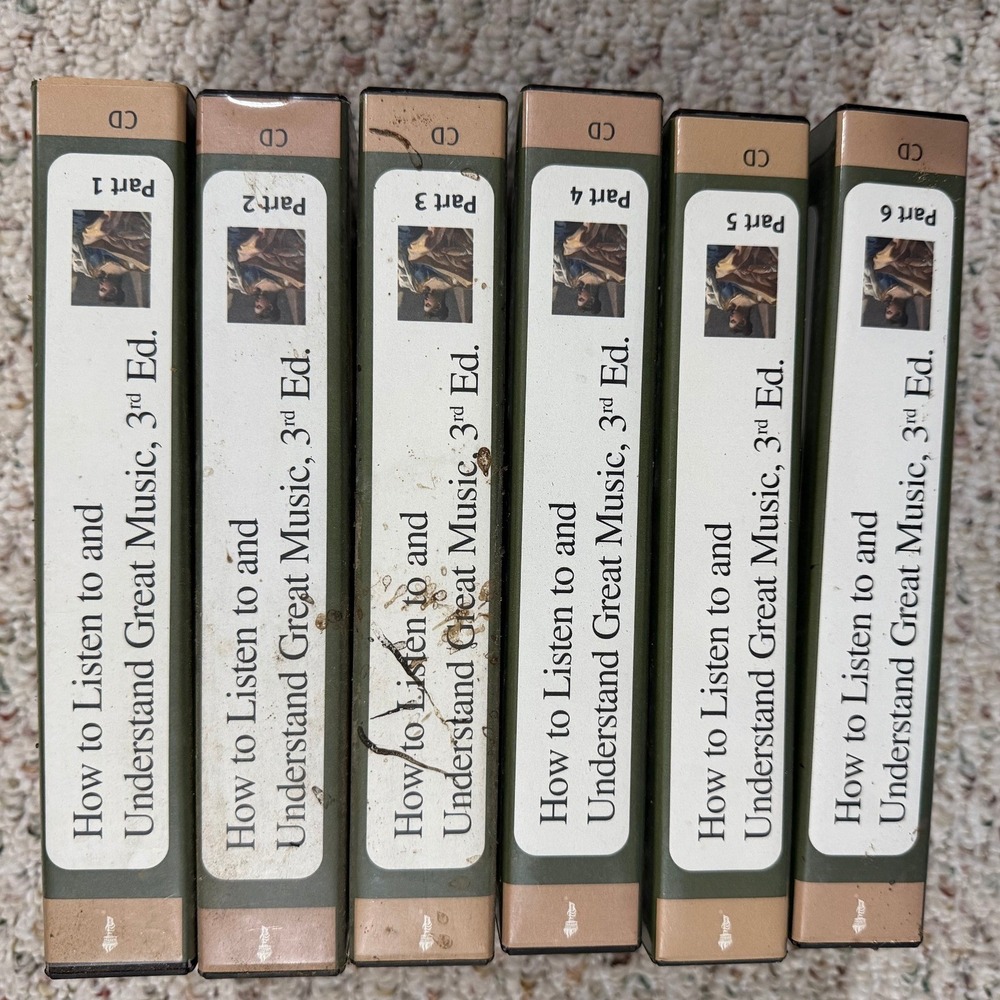 The Great Courses How to Listen & Understand Great Music 3rd Ed 48 DVD Set